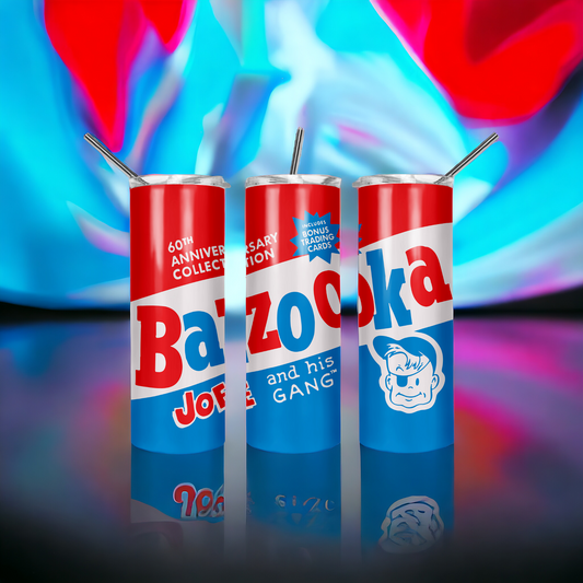 20 oz Bazooka Gum Tumbler